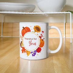Thankful for Family, Thankful for You (Fall Mug)