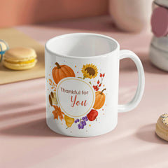 Thankful for Family, Thankful for You (Fall Mug)
